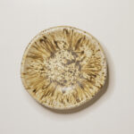 mała miseczka ceramiczna z piegowatej gliny w kolorze tiramisu