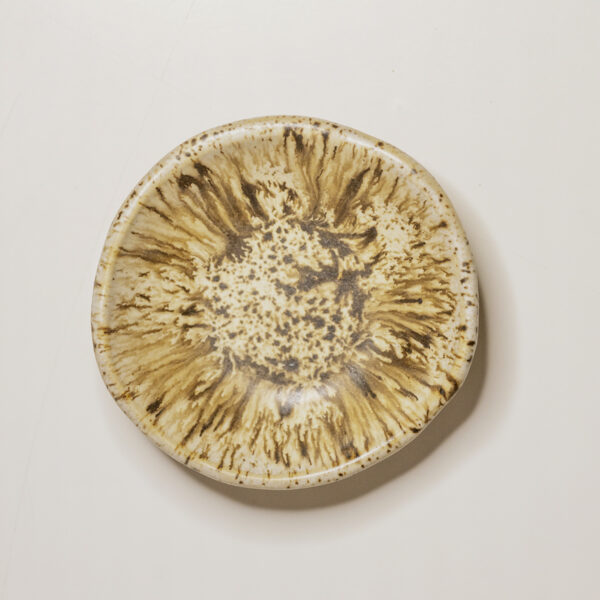 mini miseczka ceramiczna z piegowatej gliny w kolorze tiramisu